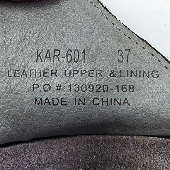 Alegria Karmen Slide Women EU37/US6.5-7 Black Leather 2 Strap Comfort Kar-601 - Picture 11 of 11